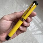 Jinhao - stylo plume en rsine en forme de flche, clip dor, fournitures scolaires et de bureau, 100, ...