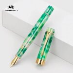Jinhao - stylo plume en r�sine en forme de fl�che, clip dor�, fournitures scolaires et de bureau, 100, ...