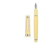 Jinhao - stylo plume vert turquoise clair, garniture or, baril acrylique, plume fine, ecriture, calligraphie, ...