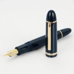 Jinhao - stylo a plume x159 en acrylique, stylo a encre elgante, rotation rouge et dore, fournitures ...