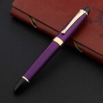 Jinhao - stylo plume x450 g nib en cuivre, calligraphie dore, fournitures scolaires et de bureau - type ...