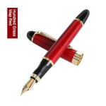 Jinhao x450 stylo plume iraurita plume entirement en mtal dor pince stylos de luxe etudiant cadeau ...