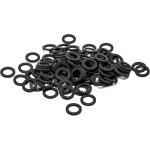 Joint d'arateur 21 x 14 x 2 mm - 100 joints plats en caoutchouc pour arateur de robinet, mousseur de ...