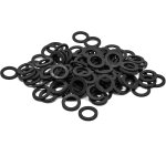Joint d'arateur 22 x 15 x 2 mm - 100 joints plats en caoutchouc pour arateur de robinet, mousseur de ...