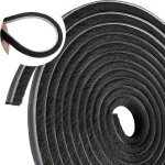Joint a brosse autocollant de 10 m - coupe - vent - etanche a la poussi�re - pour portes coulissantes, ...