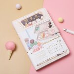 Joli carnet de notes a boucle magn�tique pour enfants, 128 pages, carnet de voyage, journal intime, article ...