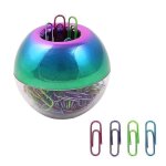 Joli porte - trombones rond avec couvercle magn�tique - abs durable, gain de place, excellente id�e cadeau, ...