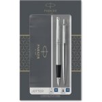 Jotter duo coffret - cadeau avec stylo bille et stylo plume acier inoxydable avec attributs chroms recharge ...
