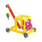 Jouet de puzzle en 3d pour enfants, bricolage interactif, grue ecologique, modle de voiture, jouets ...