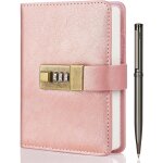Journal a6 avec serrure - agenda vintage en cuir pu, stylo et bote cadeau - parfait pour les hommes ...