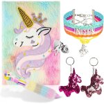 Journal intime fille avec cadenas, carnet secret pour fille licorne, carnet de notes avec serrure, cahier ...