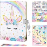Journal licorne pour filles - licorne carnet de note a paillettes cadeau pour enfants ecole journal intime ...