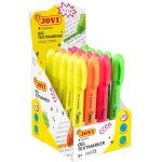 Jovi!neon gel marker, bo�te de 20 surligneurs stick, couleurs assorties, ne dess�che pas, ne tache pas ...