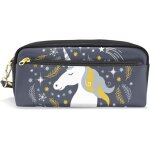 Joyeux nol licorne or fermeture eclair gardiens trousse stylo papeterie sac pour etudiant garon fille ...