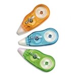 Jpc blister de 3 mini roller de correction frontaux 5 mm x 4 m