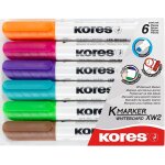 K - marker xw2: marqueurs de couleur pour tableau blanc avec pointe biseaut�e, effa�able a sec et encre ...