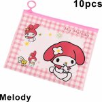 Kadsl - anime hello kitty kuromi keroppi hangyodon dessin anim frais sac a fermeture eclair mignon etudiant ...