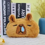 Kadsl - capybara ¿ trousse a crayons en peluche douce, papeterie pour etudiants, mignon capibara, meilleurs ...