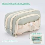 Kadsl - kawaii ¿ trousse a crayons grande capacité pour etudiants, sac a crayons multifonction mignon, ... Kadsl - kawaii ¿ trousse a crayons grande capacité pour etudiants, sac a crayons multifonction mignon, ...