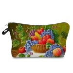 Kadsl - trousse a cosmtiques florale colore pour femme, etuis a crayons personnaliss, rose tournesol, ...