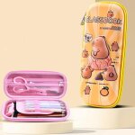 Kadsl - trousse a crayons capybara 3d, résistante aux chutes, etanche, fournitures scolaires pour etudiants, ... Kadsl - trousse a crayons capybara 3d, résistante aux chutes, etanche, fournitures scolaires pour etudiants, ...