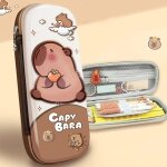 Kadsl - trousse a crayons capybara stéréo 3d, résistante aux chutes, etanche, boîte de rangement pour ... Kadsl - trousse a crayons capybara stéréo 3d, résistante aux chutes, etanche, boîte de rangement pour ...