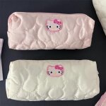 Kadsl - trousse a crayons hello kitty de dessin anim kawaii pour filles, trousse de maquillage, grande ...