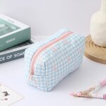 Kadsl - trousse a crayons a motif d'arc a carreaux, fournitures scolaires spacieuses, de grande capacité, ... Kadsl - trousse a crayons a motif d'arc a carreaux, fournitures scolaires spacieuses, de grande capacité, ...