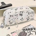 Kadsl - trousse a crayons multifonctionnelle de grande capacit, bote a crayons a motif imprim chat ...