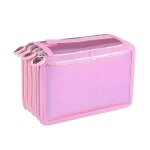 Kadsl - trousse a crayons a quatre couches, finition brillante, avec poignée durable, portable, rangement ... Kadsl - trousse a crayons a quatre couches, finition brillante, avec poignée durable, portable, rangement ...