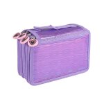Kadsl - trousse a crayons a quatre couches, finition brillante, avec poignée durable, portable, rangement ... Kadsl - trousse a crayons a quatre couches, finition brillante, avec poignée durable, portable, rangement ...