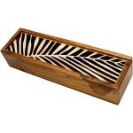 Kal - 1 pice bote a stylos en bois, plumier, porte - stylo en bois, etui en bois, bote a crayon bois ...