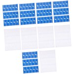 Kal - 10 feuilles d'etiquettes pour cbles attaches etiquettes pour fils ruban adhsif etanche etiquettes ...