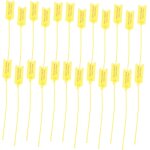 Kal - lot de 100 attaches pour etiquettes cache - cls etiquettes d'identification etiquettes d'extrieur ...