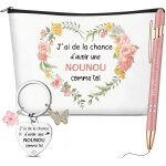 Kal - 3 cadeau nounou porte clef trousse de toilette pochette de maquillage stylo a bille rétractable ... Kal - 3 cadeau nounou porte clef trousse de toilette pochette de maquillage stylo a bille rétractable ...