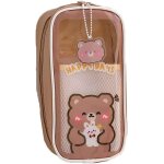Kal - etui a crayons mignon pour filles sac de stylo transparent grande capacité pochette a crayons avec ... Kal - etui a crayons mignon pour filles sac de stylo transparent grande capacité pochette a crayons avec ...