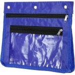 Kal - extensible crayon pochette pour 3 anneaux classeur, 1 paquet oxford tissu grand capacit fermeture ...