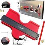 Kal - jauge de contour verrouillable xxl - verrou en metal - copieur de contour - gabarit de decoupe ...
