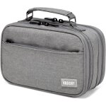 Kal - plumier scolaire, trousse sac a crayons grande capacit pochette avec 2 compartiments principal ...