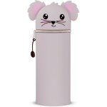 Kal - trousse 2 en 1 en couleur animaux silicone souple cartoon trousse porte - stylo de table thme ...