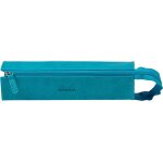 Kal - trousse plumier - 23 x 5 x 5 cm - ouverture a plat pour utilisation en tant que plumier - simili ...