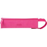 Kal - trousse plumier - 23 x 5 x 5 cm - ouverture a plat pour utilisation en tant que plumier - simili ...