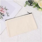Kal - trousse en tissu vierge diy avec fermeture eclair pour peindre, bricoler, trousse a crayons, petite ... Kal - trousse en tissu vierge diy avec fermeture eclair pour peindre, bricoler, trousse a crayons, petite ...