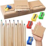Kalanka - lot de 12 etuis crayons de couleur, 144 minicrayons de couleur avec 4 taille - crayon, crayon ...