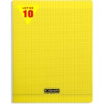Kalanka - 18194c - un paquet de 10 cahiers piqus (gamme 8000 de clairefontaine) 96 pages 24x32 cm 90g ...