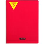Kalanka - 18293cpack un lot de 5 cahiers agrafs rouges (une marque de clairefontaine) - 24x32 cm - 140 ...