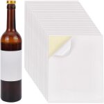 Kalanka - 20 feuilles / 80pcs etiquettes adhsives pour bouteilles de vin autocollants d'tiquettes de ...