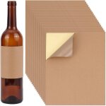 Kalanka - 20 feuilles / 80pcs etiquettes adhsives pour bouteilles de vin autocollants d'tiquettes de ...