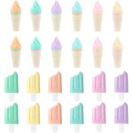 Kalanka - 24 surligneurs pastel, mini pochette 6 couleurs surligneur pastel, highlighters de mignon pour ...