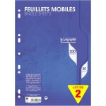 Kalanka - 2677amzc un lot de 2 paquets de copies perfores : 200 pages feuillets mobiles 80g + 200 pages ...